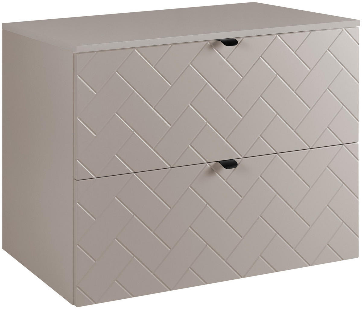 WASCHBECKUNTERSCHRANK TREND Kaschmir matt 80/46/60 cm - Kaschmir, Holzwerkstoff (80/60/46cm) - Rodan