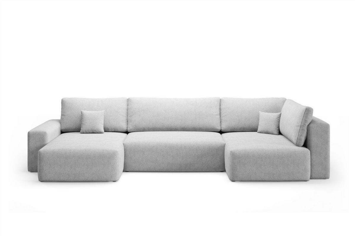 WOHNLANDSCHAFT Arona Xl - Gelb, Holzwerkstoff/Textil (148/70/397cm) - Fun Möbel