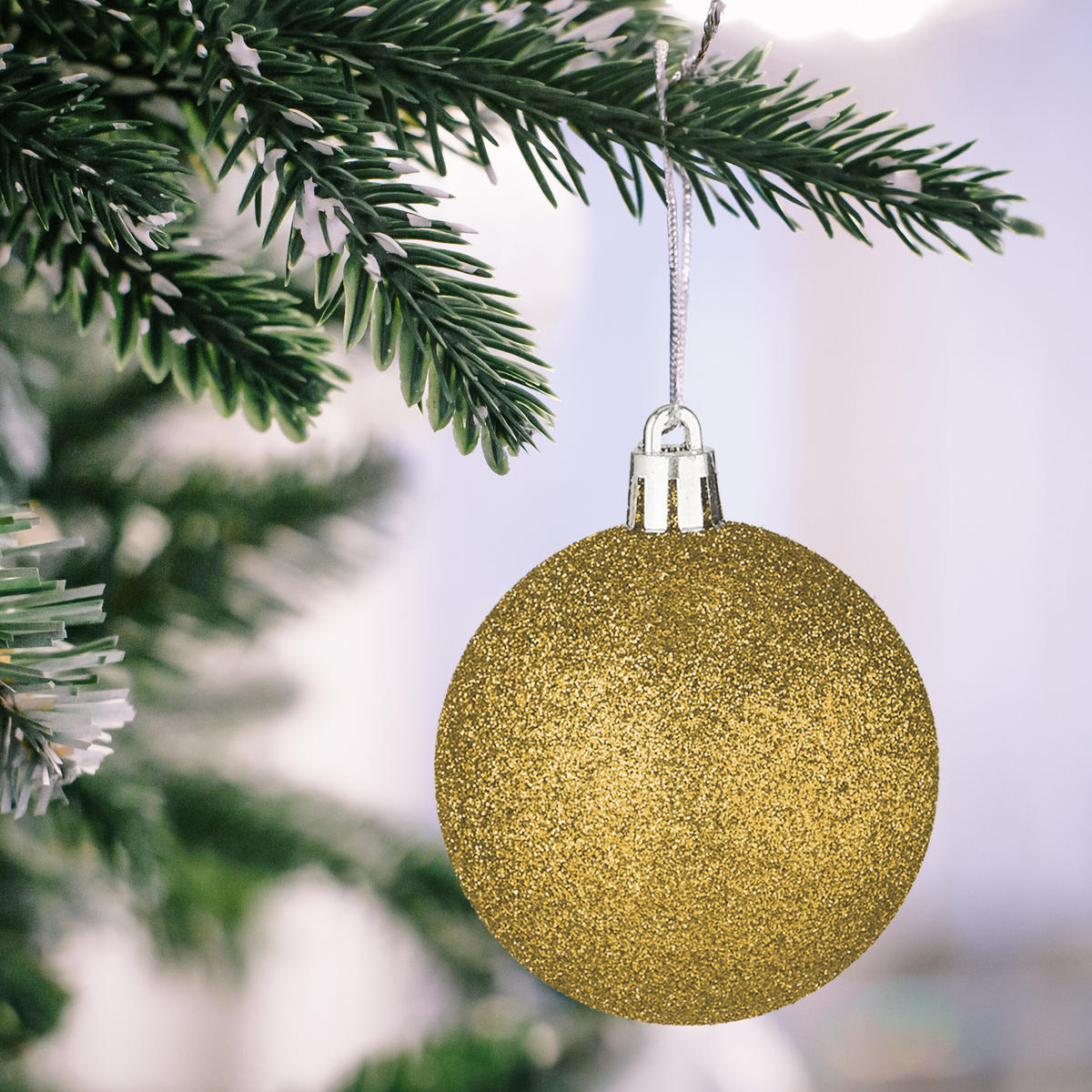 101-TLG.WEIHNACHTSKUGELN-SET - Goldfarben, Kunststoff (20/19/2.5cm) - Relaxdays