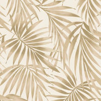 VLIESTAPETE Elegant Leaves - Sandfarben, Papier/Kunststoff (52/1000cm) - Superfresco Easy