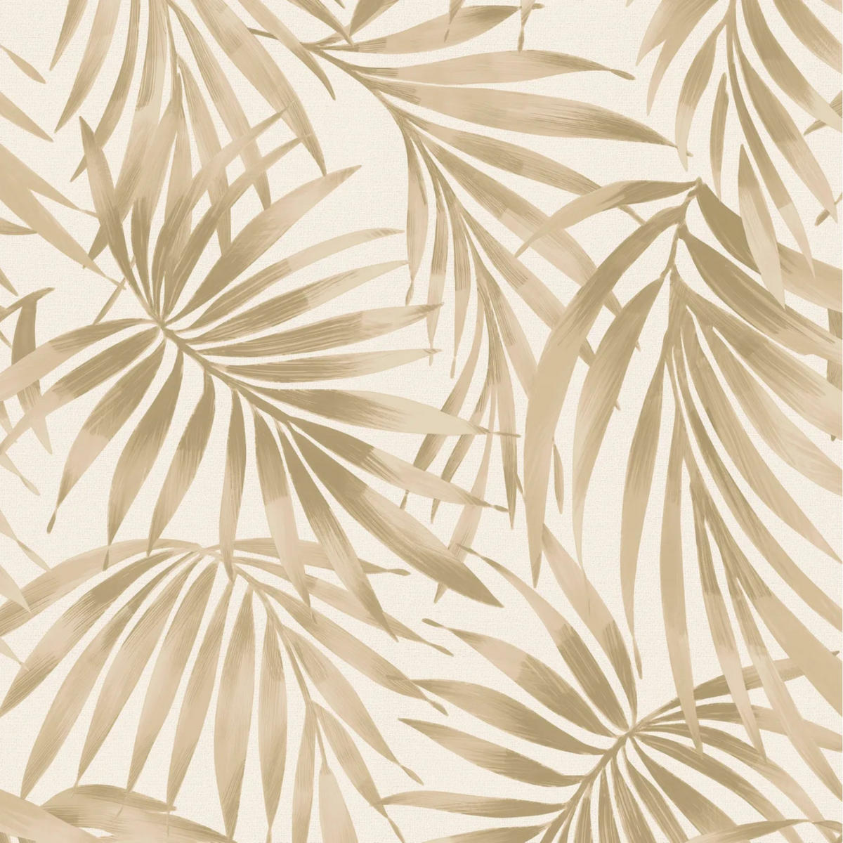 VLIESTAPETE Elegant Leaves - Sandfarben, Papier/Kunststoff (52/1000cm) - Superfresco Easy
