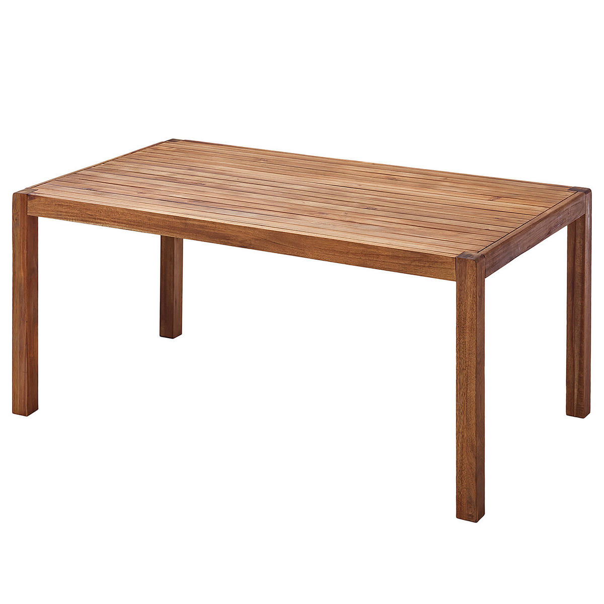 DINING-LOUNGESET - 7-teilig - Akazie massiv / Polyester - Braun / Beige - Beige/Braun, Holz/Textil - home24