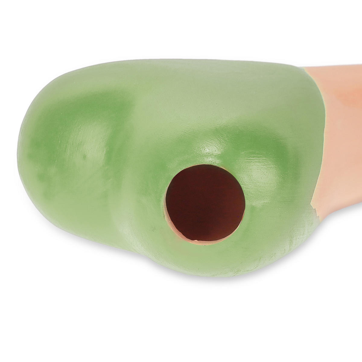 4XTONKEGEL - Hellbraun, Keramik (6/14/4cm) - Relaxdays