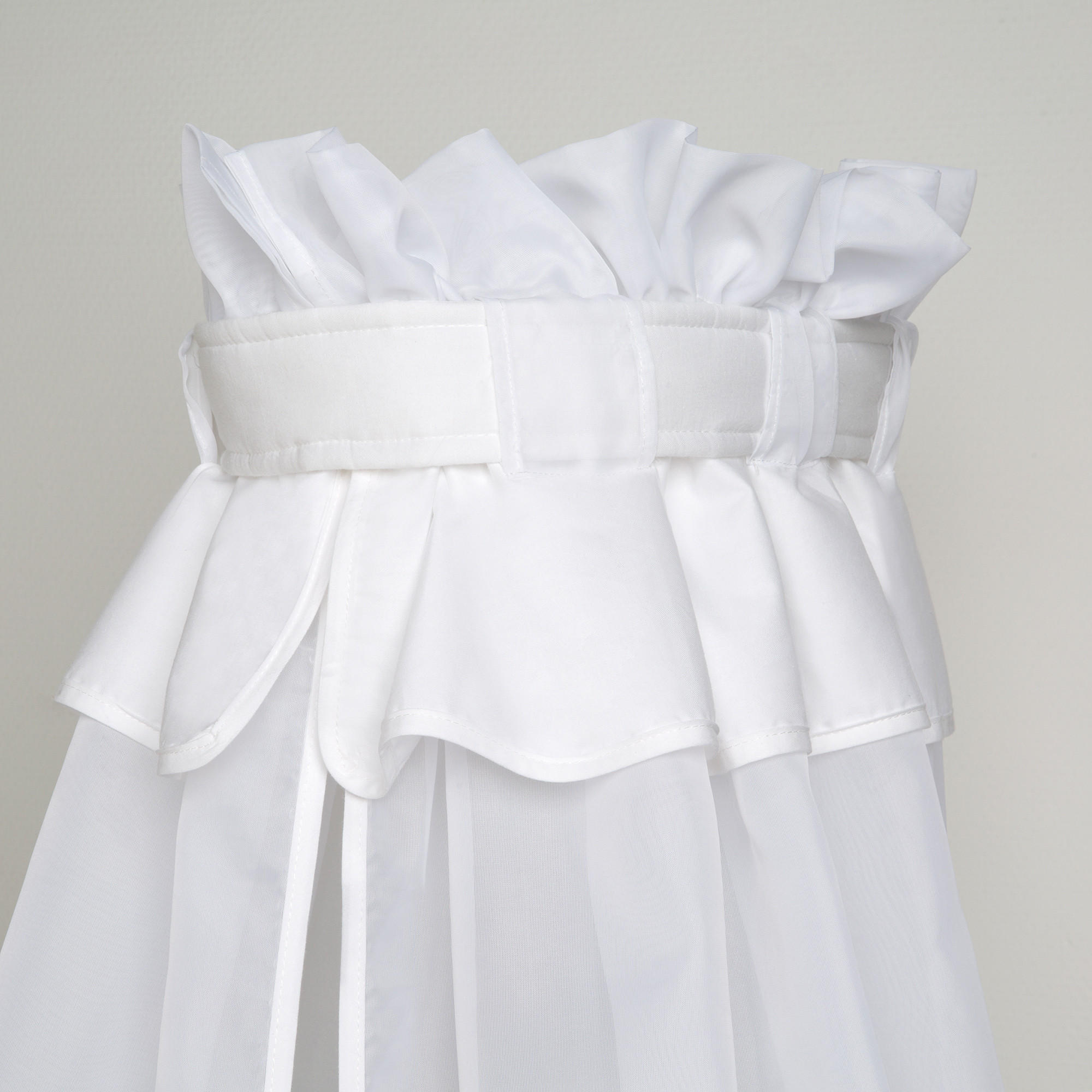 BETTHIMMEL weiß - Weiß, Textil (250/160/0.5cm) - Roba