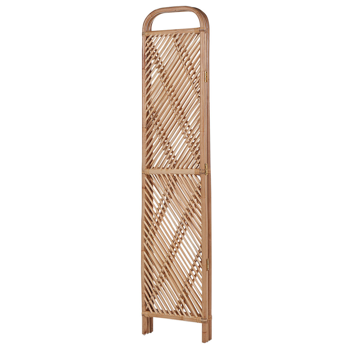 SEPARATOR DE CAMERĂ 3 piese maro deschis 106/180 cm Cosenza - bej/culoare naturală, materiale naturale (106/180/3cm) - Beliani