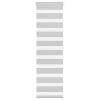 DOPPELROLLO 50/150 cm Stoffbreite 45,9 cm aus Polyester Hellgrau - Hellgrau, Textil (50/150cm) - vidaXL