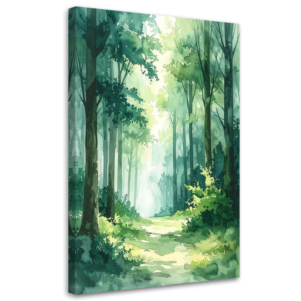 LEINWANDBILD Natur und Botanik 70x100cm - Grün, Textil (70/100cm) - Feeby