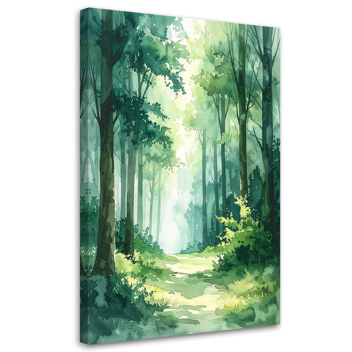 LEINWANDBILD Natur und Botanik 70x100cm - Grün, Textil (70/100cm) - Feeby