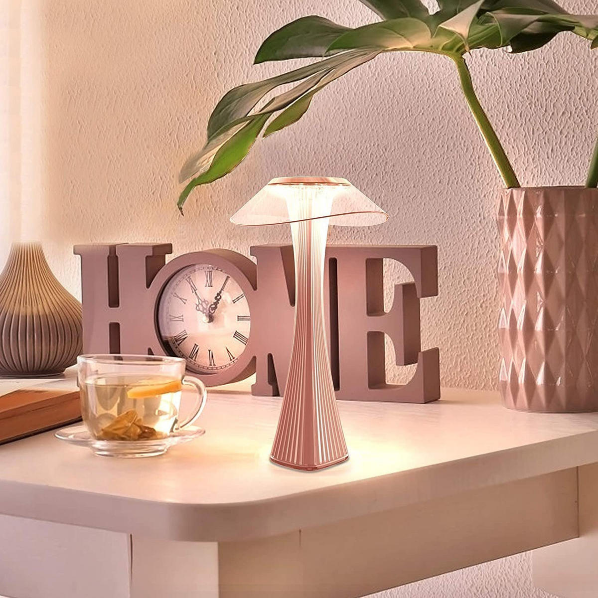 LED-TISCHLEUCHTE schlank 15.1/15.1/27.4 cm - Goldfarben, Metall (15.1/15.1/27.4cm) - Nettlife