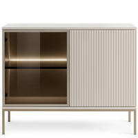 KOMMODE FONTE, Cremefarbig - Creme, Holzwerkstoff (104/83/39cm) - KONSIMO®