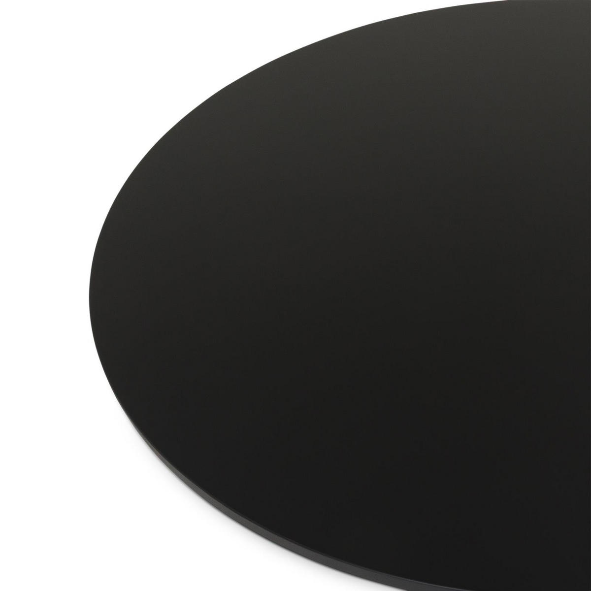 ESSTISCH LOIRE schwarz - Schwarz, Holzwerkstoff/Metall (80/80/73cm) - IDIMEX