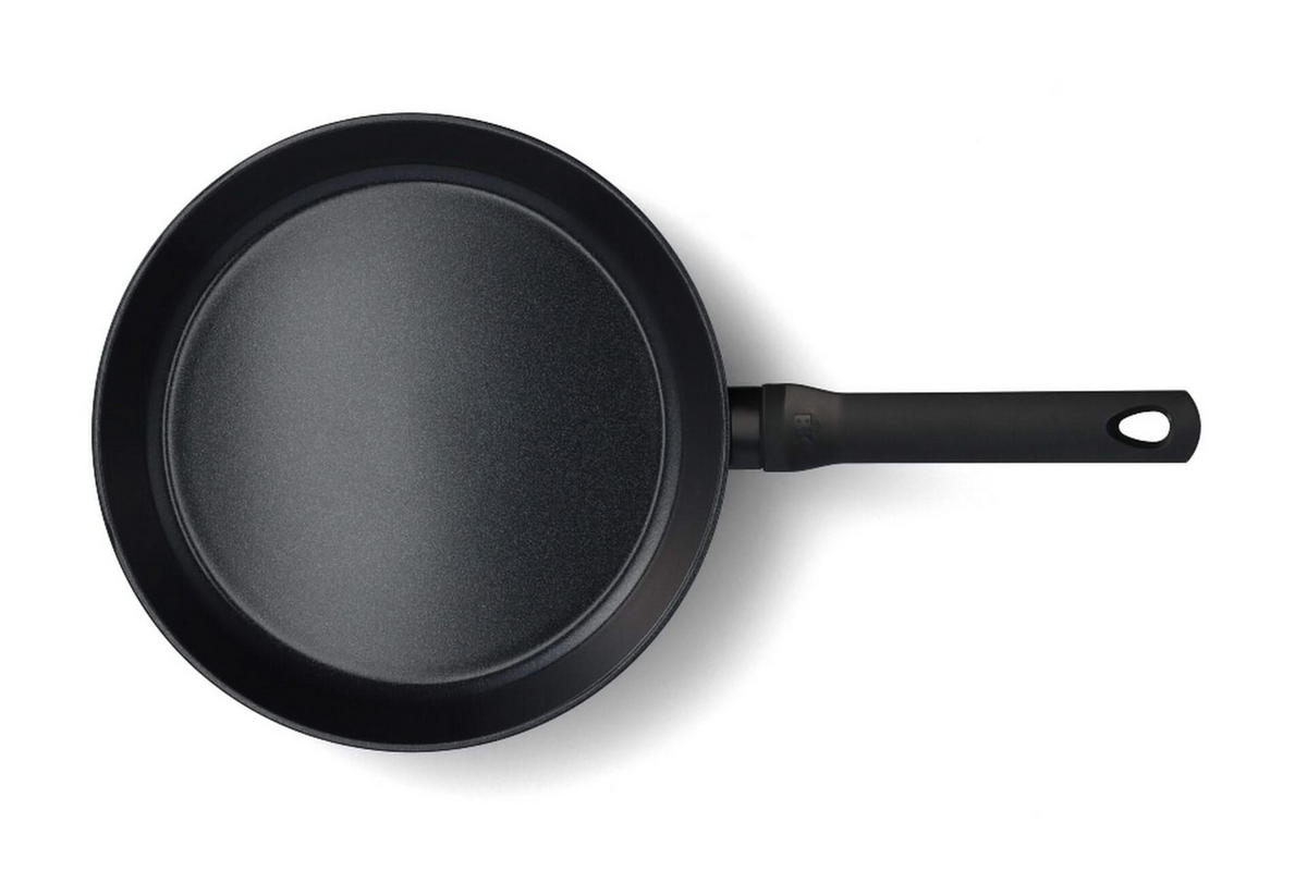 PFANNKUCHENPFANNE Easy Induktion Aluminium ø 28 cm - Keramische Antihaftbeschichtung - Schwarz, Metall (28cm) - BK