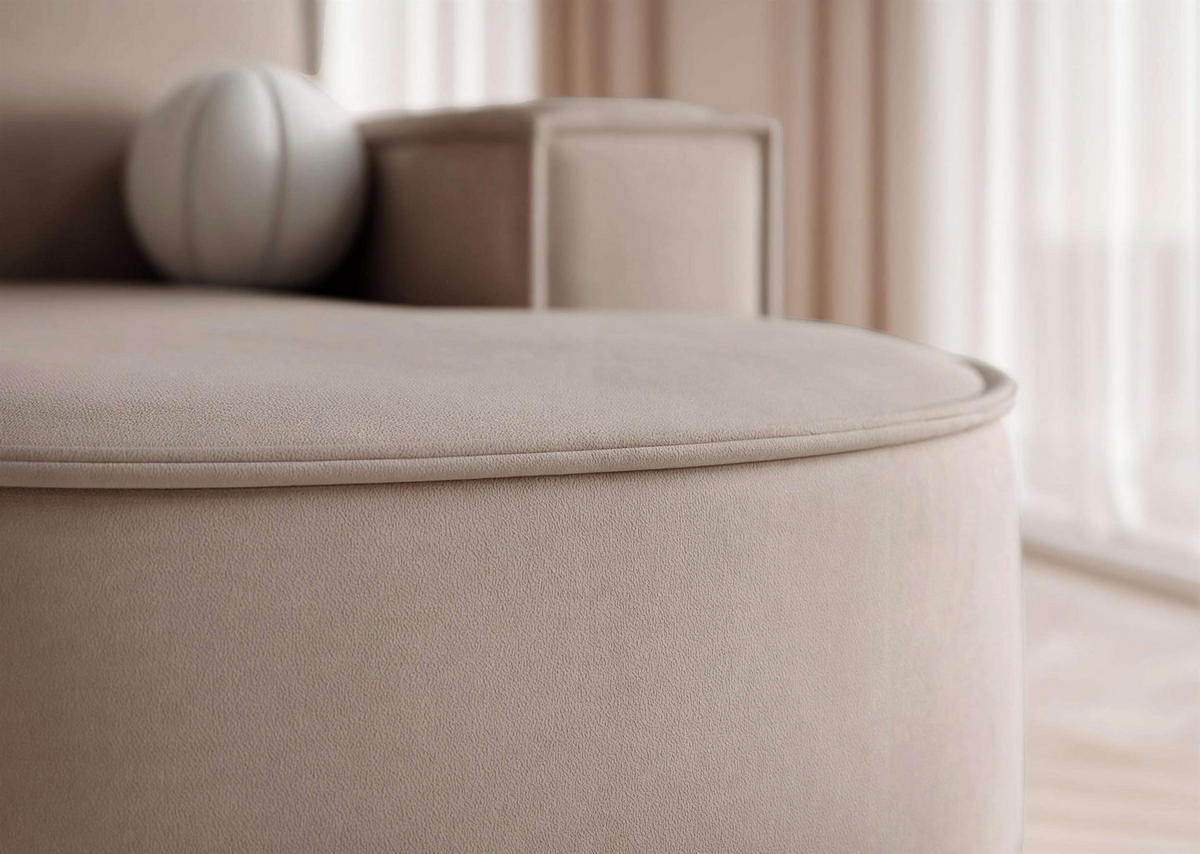 WOHNLANDSCHAFT U-Form mit Schlaffunktion, Braun - Braun, Textil (316/88/157cm) - Idohome