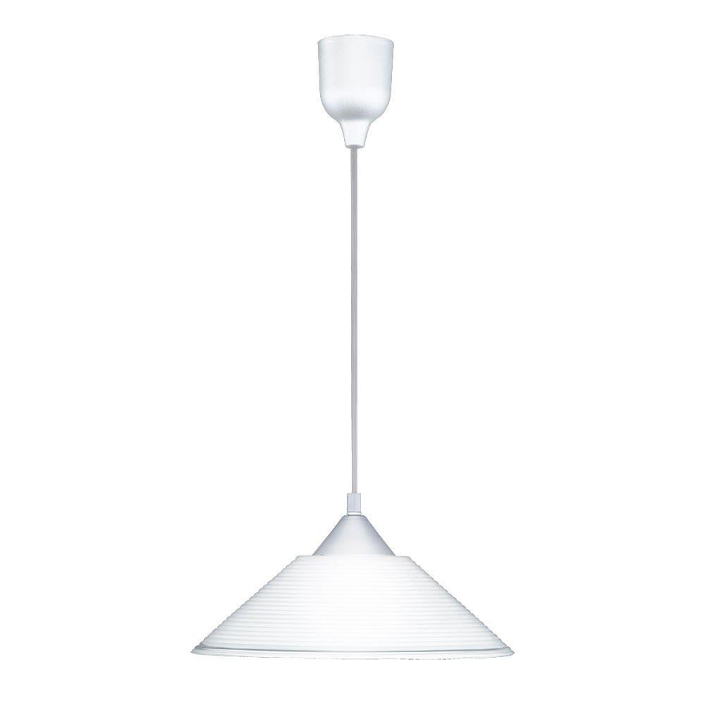 LED HÄNGELEUCHTE Silber Metall - Silberfarben, Glas (30/30/125cm)