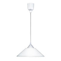 LED HÄNGELEUCHTE Silber Metall - Silberfarben, Glas (30/30/125cm)