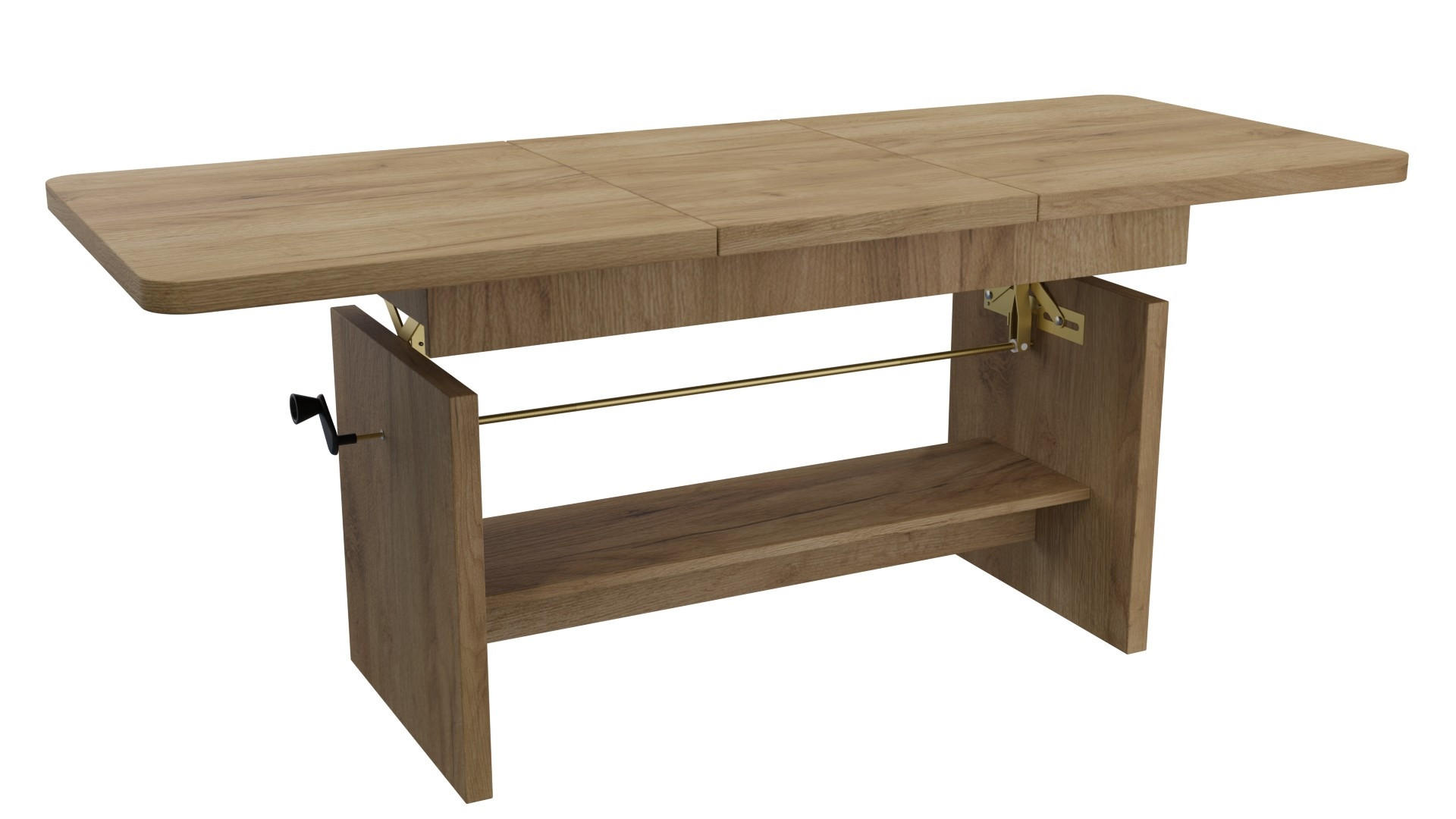 Masseno Esstisch Eiche Wotan 62x70x116 cm