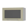 KLAPPHÄNGESCHRANK Kvantum W4BS/60 Vanille Matt / Grau Matt 60 / 32,5 / 36cm - Creme/Grau, Holz/Holzwerkstoff (60/36/32.5cm) - Feldmann-Wohnen