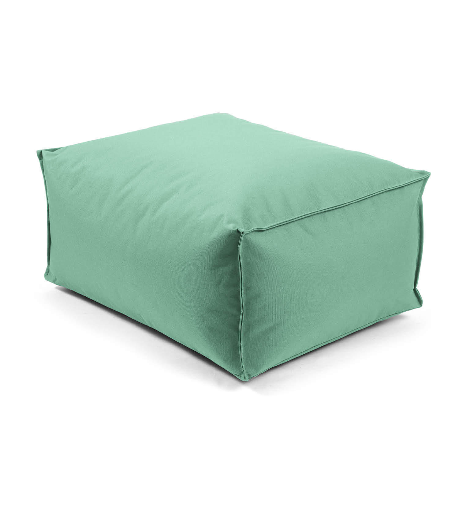 OUTDOOR POUF Der Ruhestifter - Mintgrün, Textil (60/25/45cm) - Mokebo