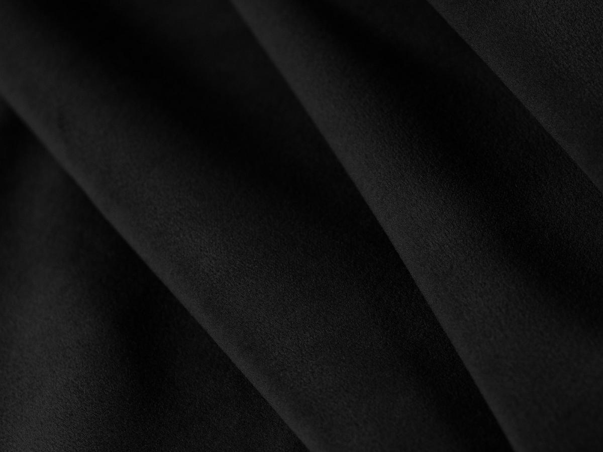 MODULARES-SOFA Bellis aus Samt schwarz 2 Sitzplätze - Schwarz, Textil (94/63/188cm) - Micadoni