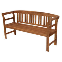 GARTENBANK / Holzbank Rosali 157cm 3-sitzer aus Akazie massiv - Braun, Holz (157/83/45cm) - TPFGarden