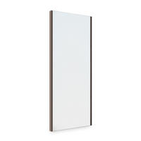INNENSPIEGEL Ausziehbarer für Schränke, Mokka, Stahl und Kunststoff und Glas - Mokka, Metall (52/7/106cm) - EMUCA