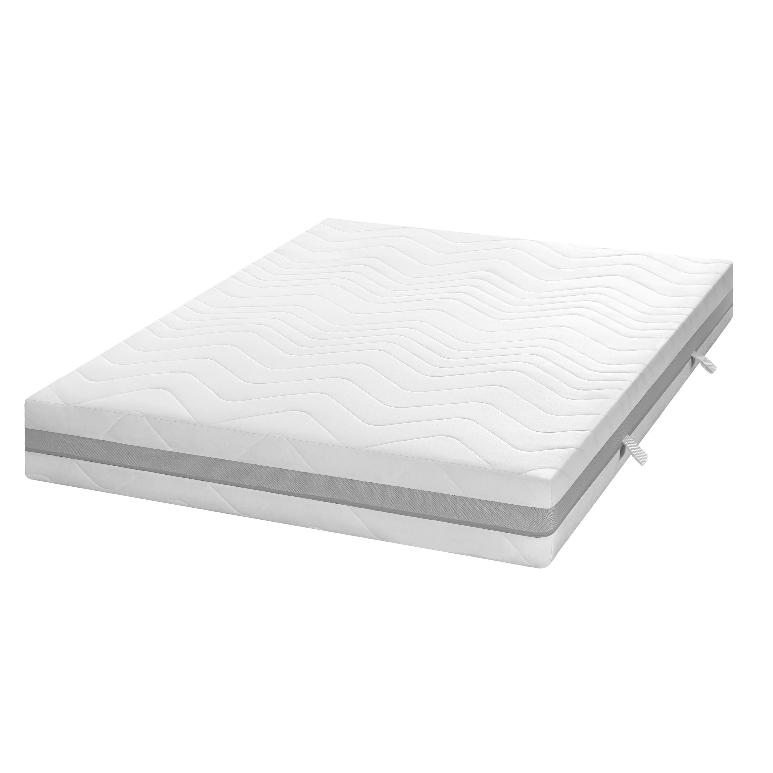 MATRATZE 90x200 mit 7-Zonen Taschenfederkern - H3 H4 - ergonomisch - waschbarer Bezug - Weiß, Textil (90/200cm) - Mister Sandman