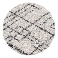 HOCHFLORTEPPICH 160/160 cm Kalmar 452 - Anthrazit, Textil (160/160cm) - Paco Home