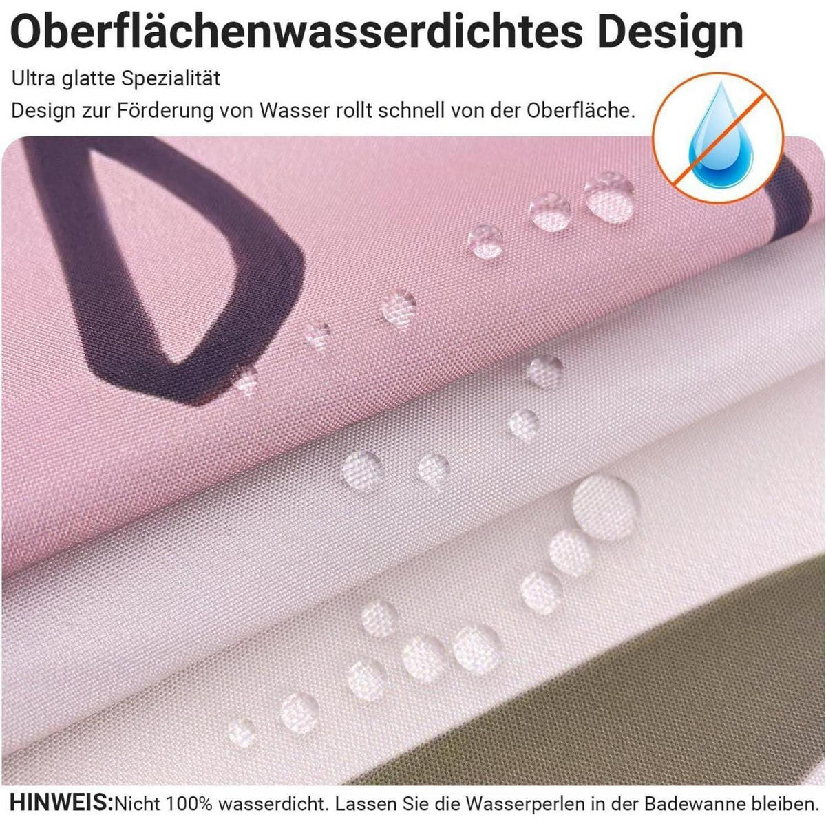 DUSCHVORHANG 120x200 cm mit Motiv - Multicolor, Textil (120/200cm)