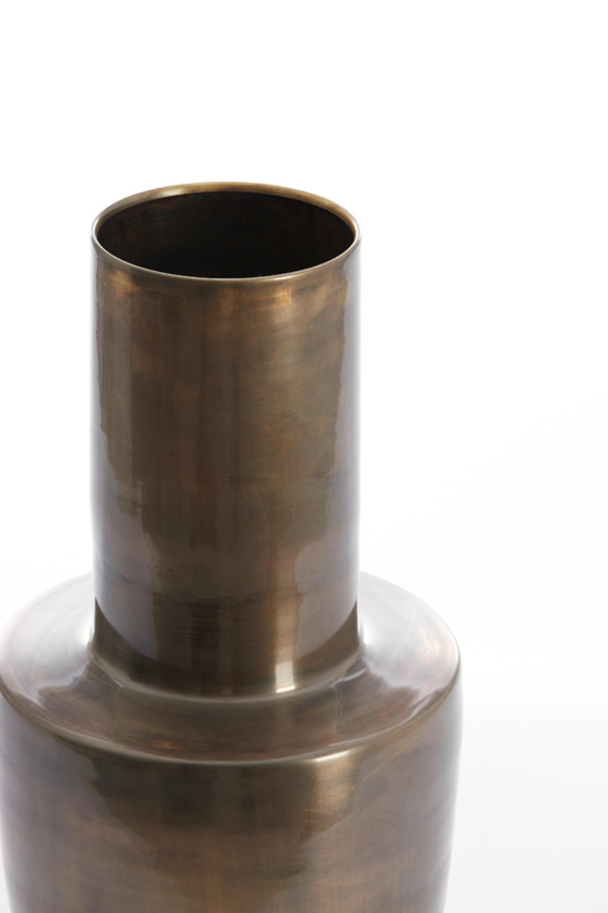 VASE Datuh Bronze Ø29/55 cm - Bronzefarben, Metall (55cm) - Light & Living