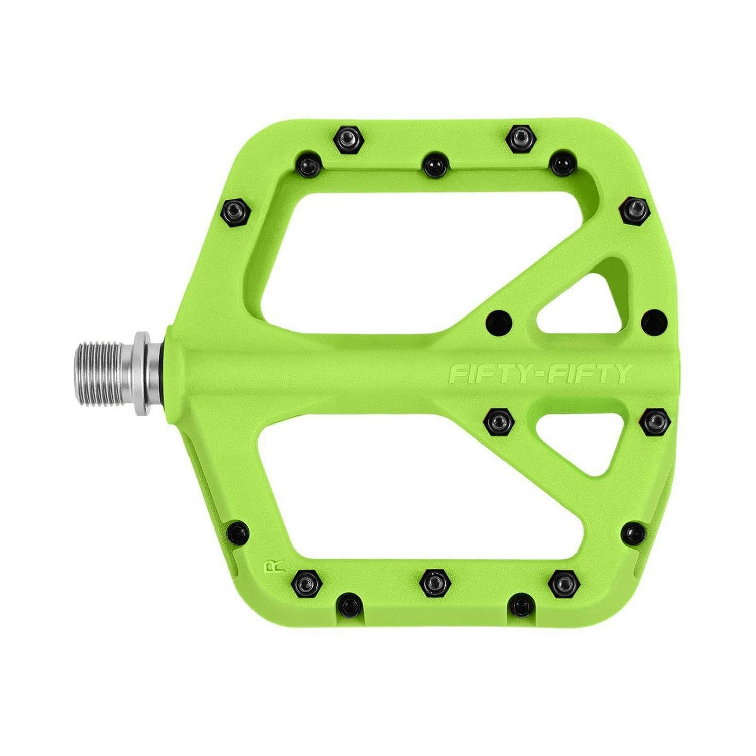 FAHRRADPEDALE Nylon Composite Grün - Grün, Kunststoff (10.4/1.5/10.6cm)