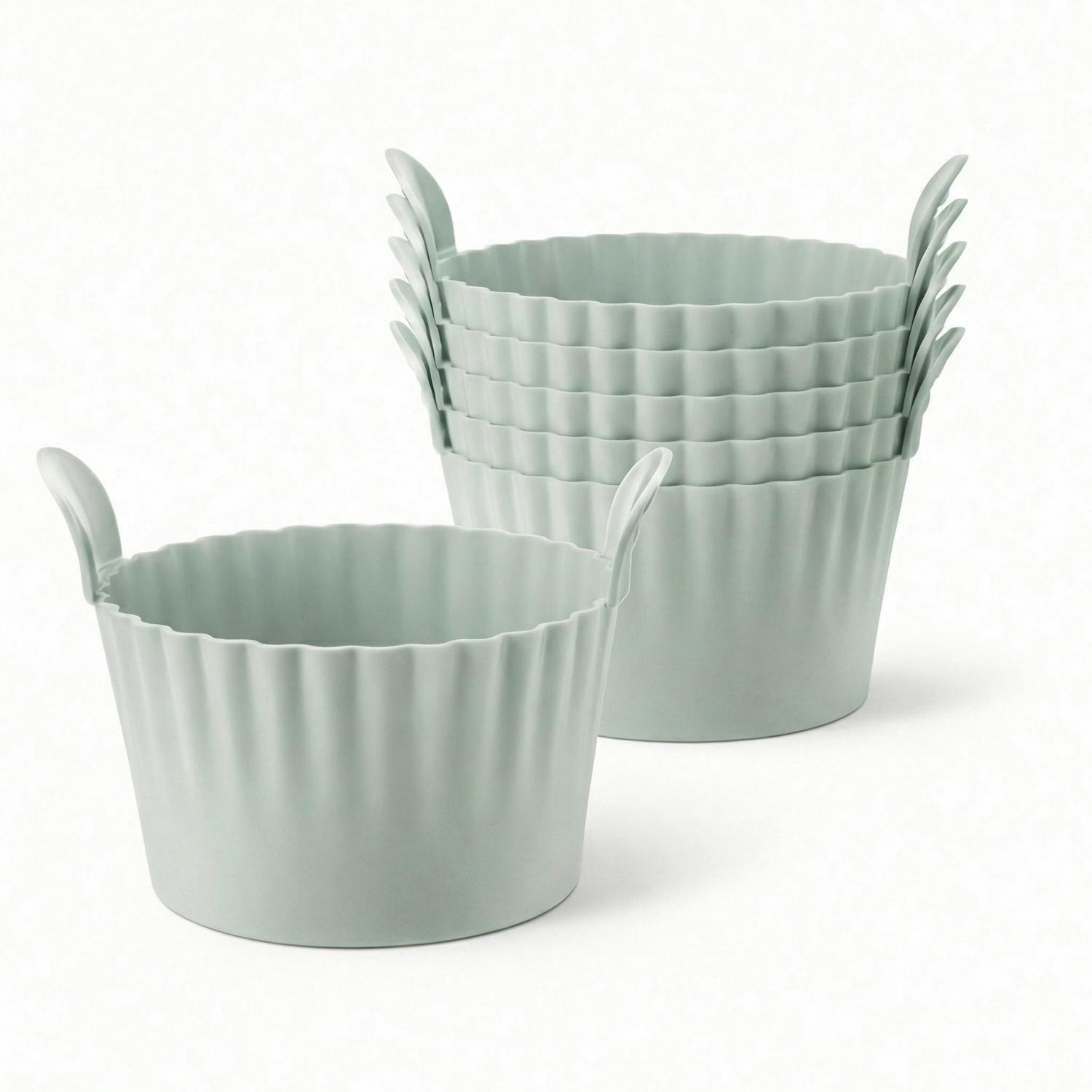 XXXLutz Muffinform Grau 8x4.5x8 cm