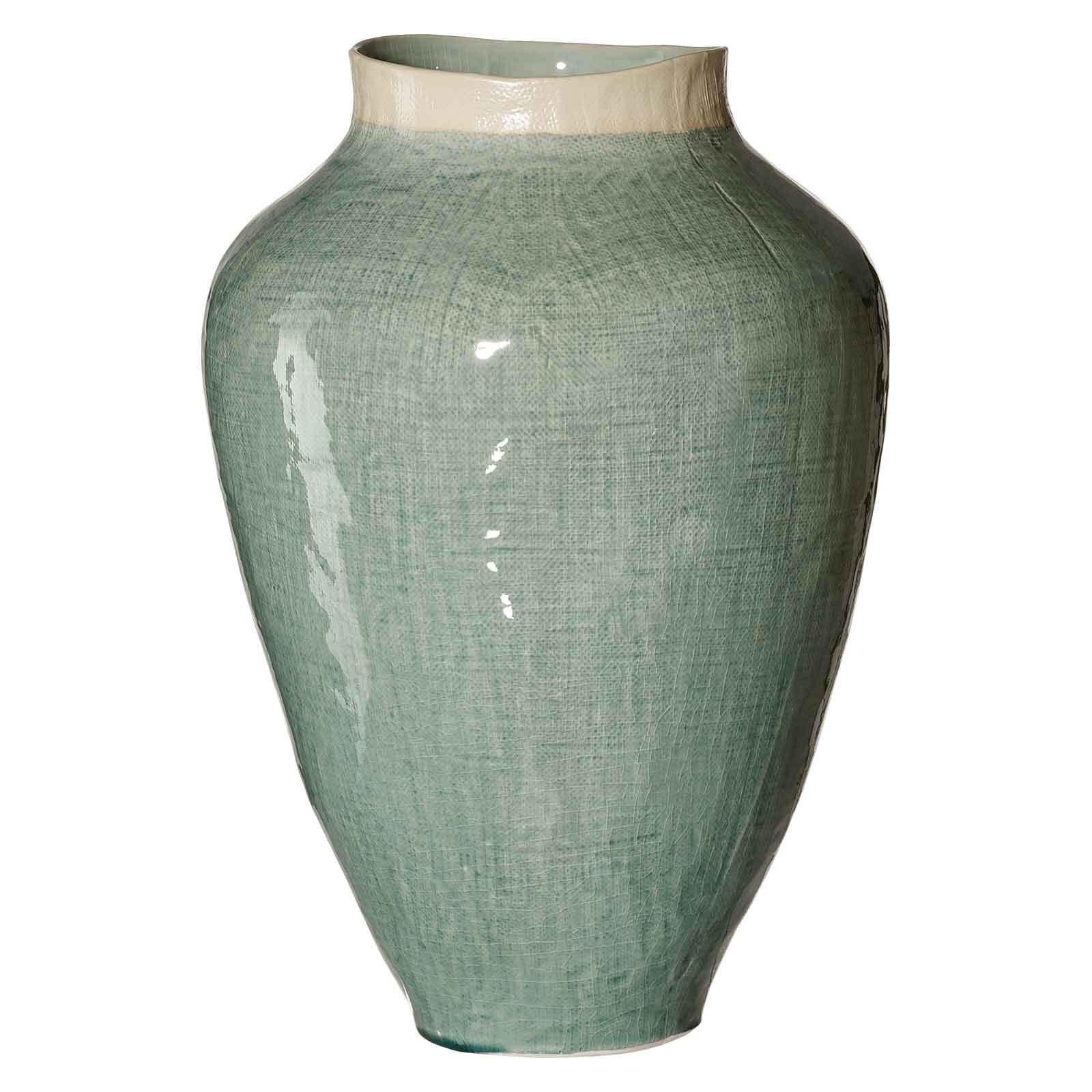 VASE Lucca grün 41 cm - Grün, Keramik (41cm) - Ritzenhoff Breker