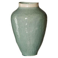 VASE Lucca grün 41 cm - Grün, Keramik (41cm) - Ritzenhoff Breker