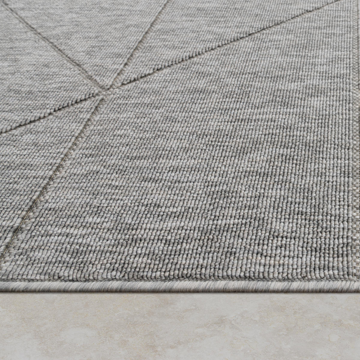 OUTDOORTEPPICH 160/230 cm Brugge 226 - Grau, Textil (160/230cm) - Paco Home