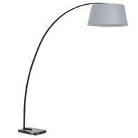 STEHLAMPE Benue 50/50/188 cm - Grau, Metall (50/160/188cm) - Beliani