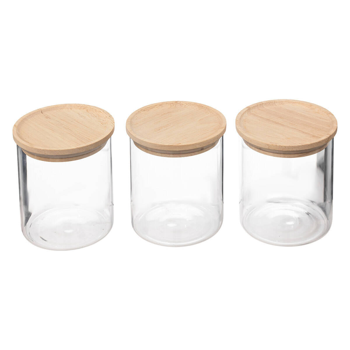 GEWÜRZBEHÄLTER 350 ml 3er-Set - Transparent, Glas (8.5/10.5/8.5cm)
