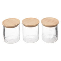 GEWÜRZBEHÄLTER 350 ml 3er-Set - Transparent, Glas (8.5/10.5/8.5cm)