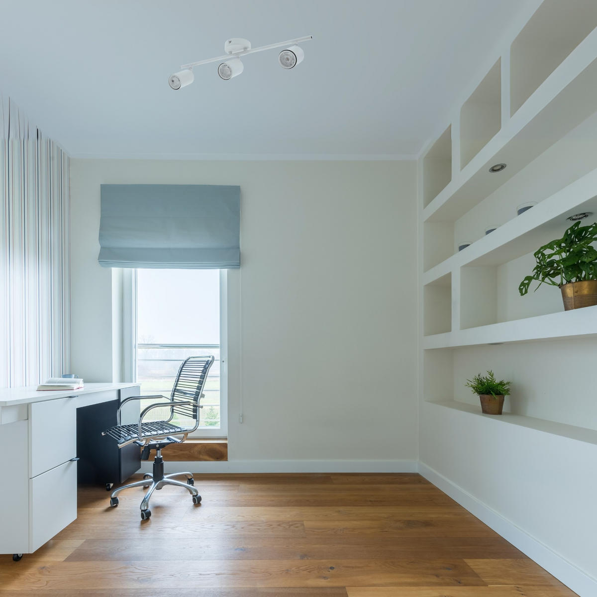 DECKENSTRAHLER BAR LICHT BUCHSE Weiß Dreifachkopf GU10 - Weiß, Metall (6/50/17cm) - CGC Europe