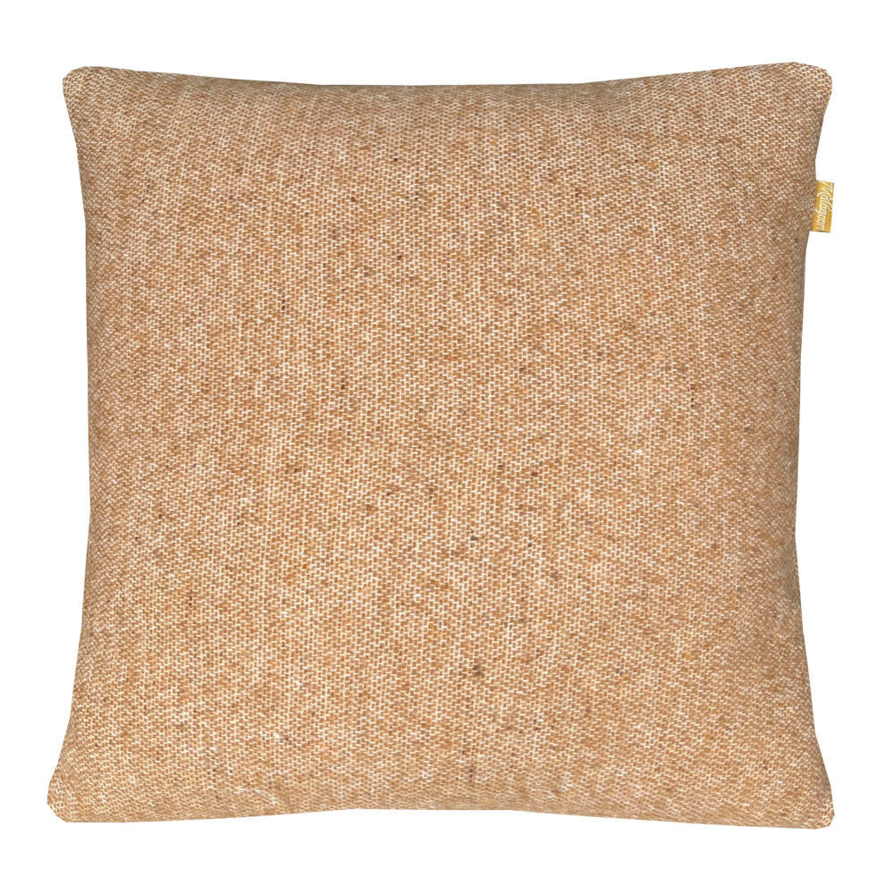 WOLLKISSEN recycelte Wolle Doppelseitige Kamelbeige 50x50 - Beige, Textil (50/50/12cm) - Malagoon