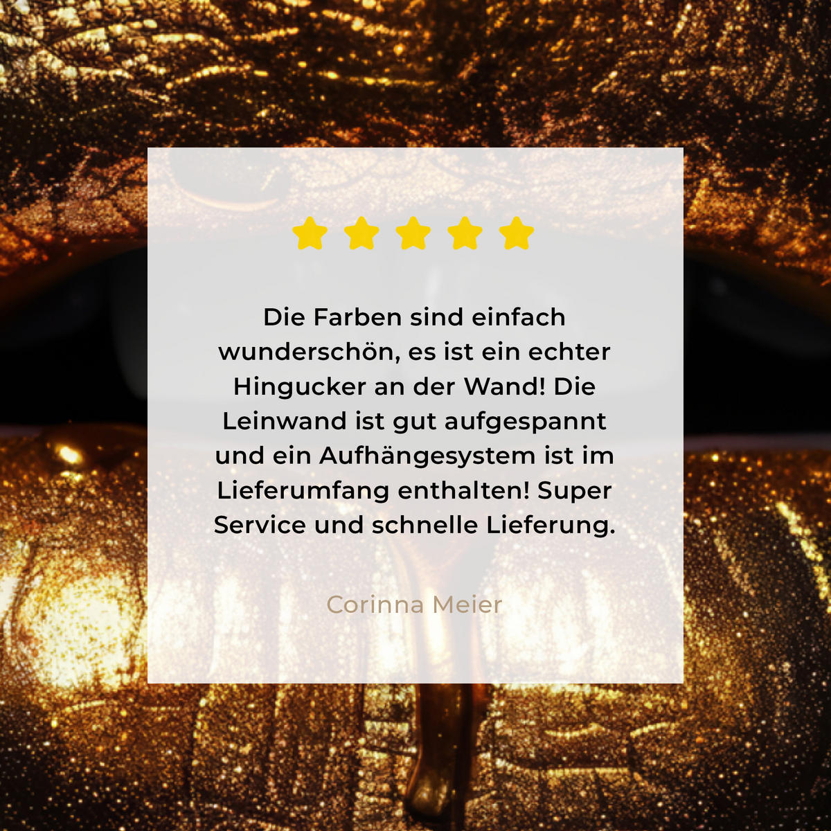 LEINWANDBILD Frau - Porträt - Lippen - Gold - Schwarz 40x30 cm - Schwarz, Textil (40/30cm) - MuchoWow