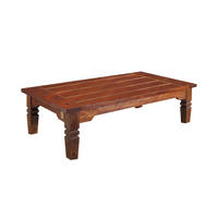 COUCHTISCH Akazie 110x60x40 nougat lackiert OXFORD #428 - Dunkelbraun, Holz (110/60/40cm) - Massivmoebel24