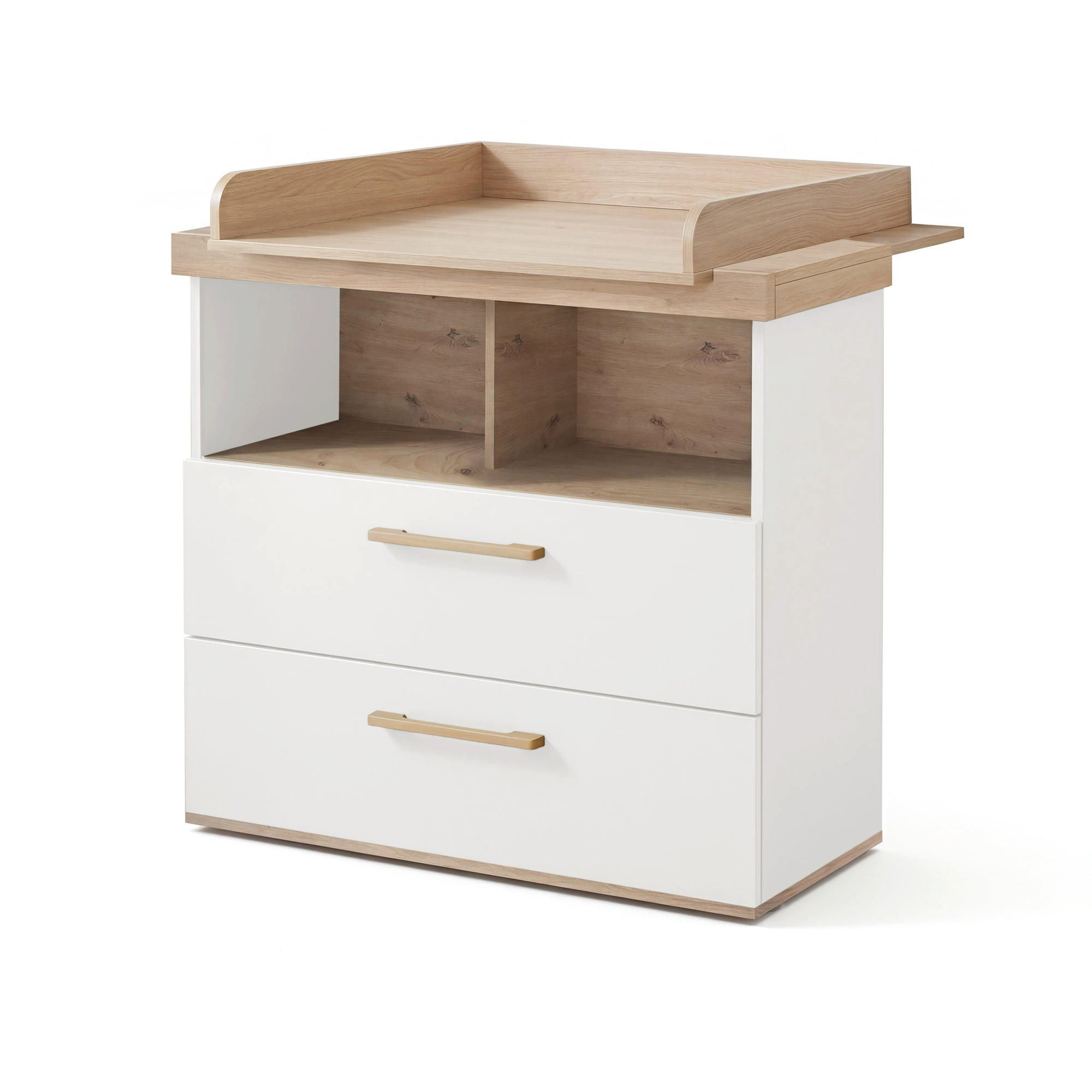 WICKELKOMMODE Jimmy Weiß - Weiß, Holzwerkstoff (110/103/78cm) - Roba