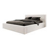 POLSTERBETT Bocalio Cremeweiß Boucle 180 cm - Creme, Textil (180/200cm) - Selsey