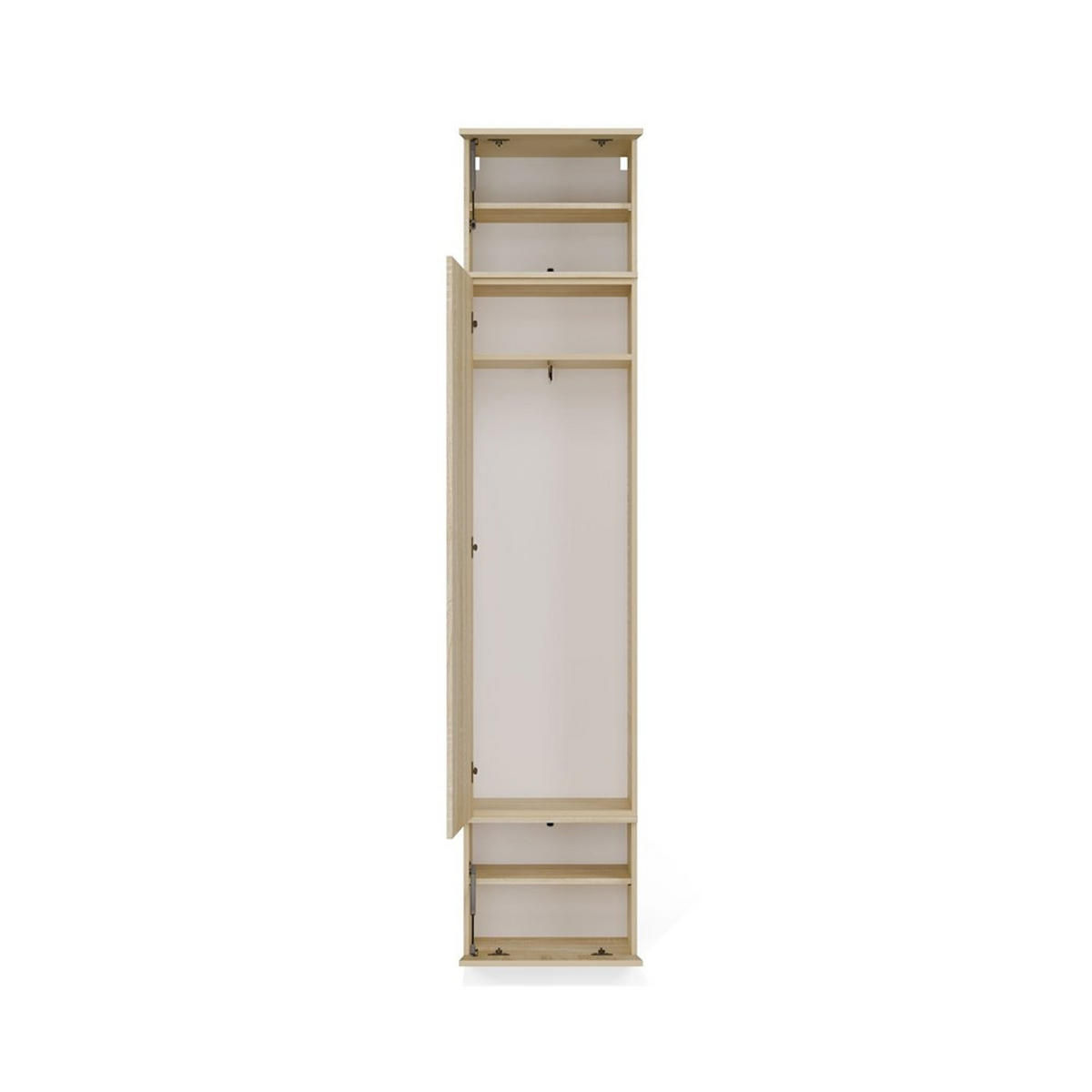 DULAP PENTRU HOL modern, set de dulapuri – șifonier pentru haine și dulap pentru pantofi, stejar Sonoma 200/238/35 - stejar Sonoma, compozit lemnos (200/238/35cm) - RAUMHIRSCH FURNITURE