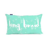 KISSENBEZUG long braid 50x30 cm mehrfarbig - Multicolor, Textil (50/30cm) - Happy Friday