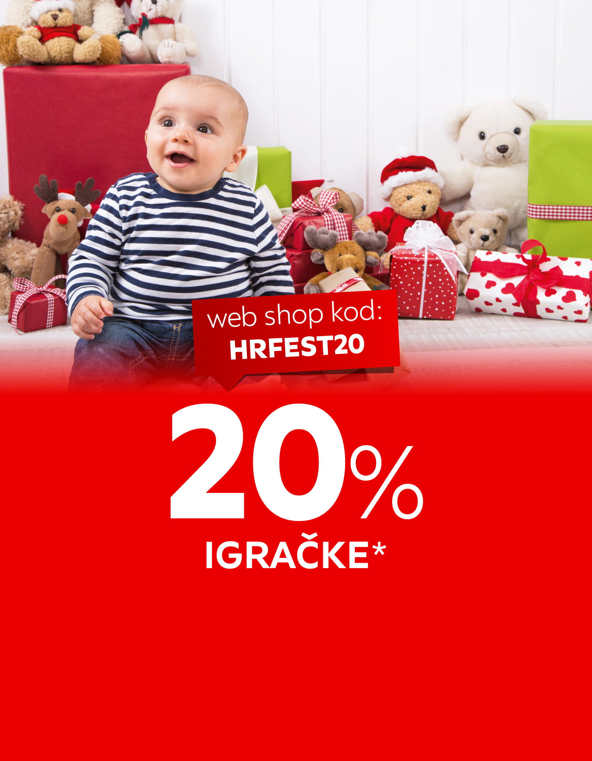 20% igračke*, web shop kod: HRFEST20