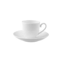 MOKKA-/ ESPRESSOTASSE MIT UNTERTASSE Royal weiß 100 ml - Weiß, Keramik (12/7.8/12cm) - Villeroy & Boch