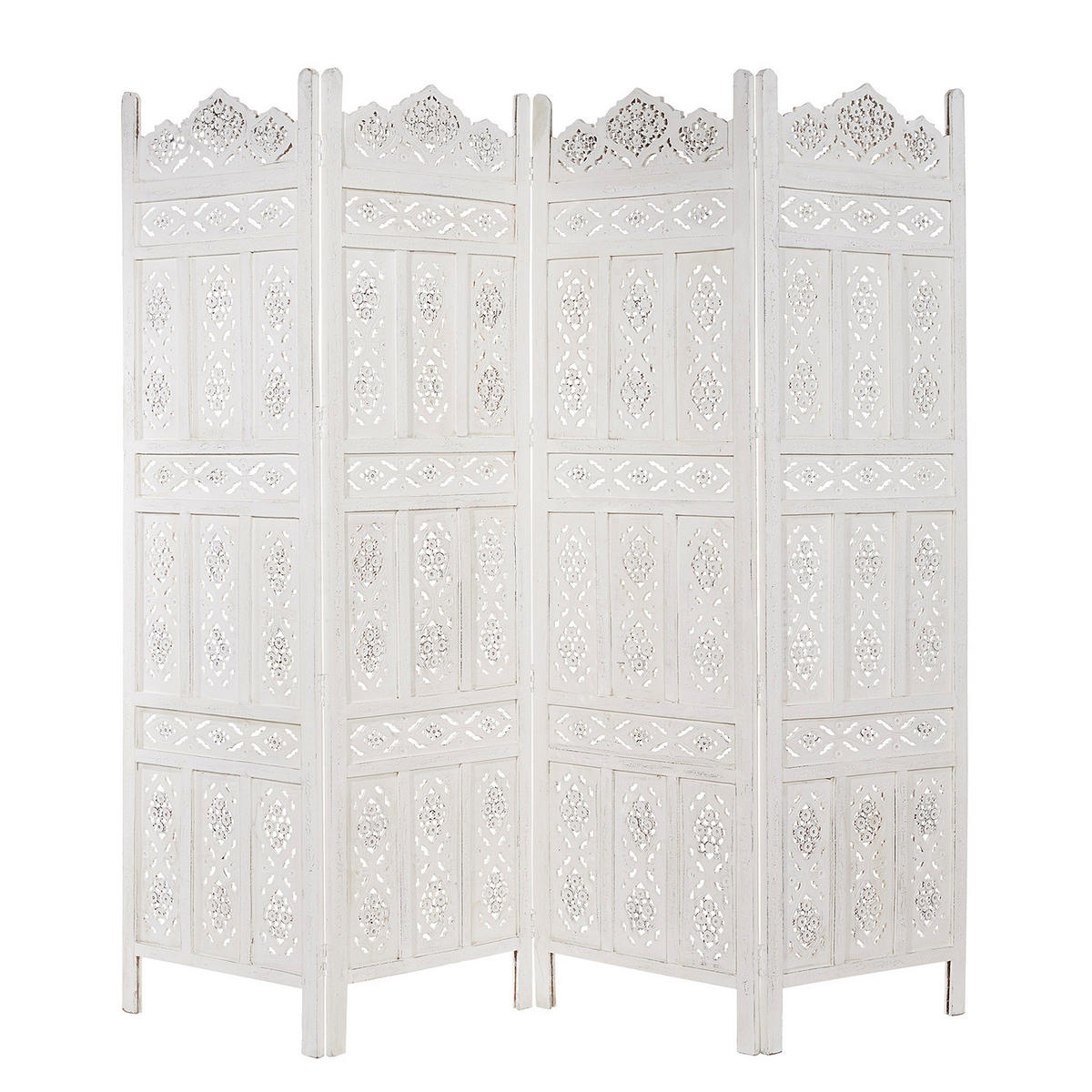 PARAVENT Estella - Weiß, Holz (180/176/2.5cm) - BUTLERS