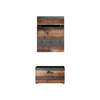 GARDEROBE Braun - Braun, Holzwerkstoff (80/192/37cm) - ebuy24