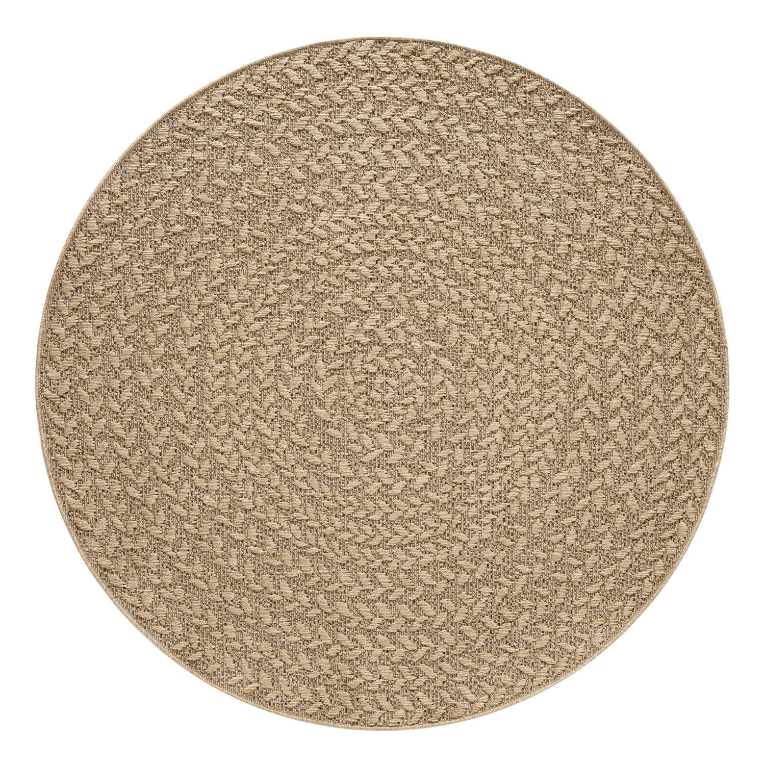 OUTDOORTEPPICH 200/200 cm Waregem 630 - Beige, Kunststoff (200/200cm) - Paco Home